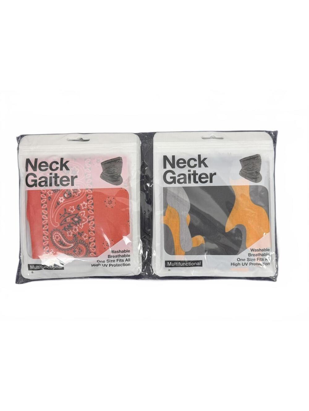 New! Multi-functional Neck Gaiter 10 Pack Various Patterns One Size Fits All